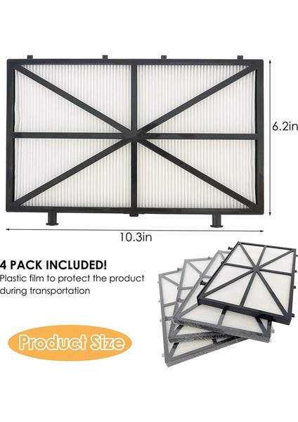 Robotik Havuz Temizleyici Filtresi, Dolphin M400 M500 ve Nautilus cc Plus Için 16 Paket Kartuş Filtre Panelleri 9991432-R4 (Yurt Dışından) fırsatları