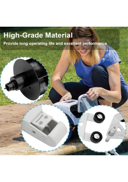 AXV621DAT Havuz Vakum A-Frame/türbin Kiti Hayward Aquabug Navigator Pro Wanda AXV036BP, AXV601CAT (Yurt Dışından) modelleri