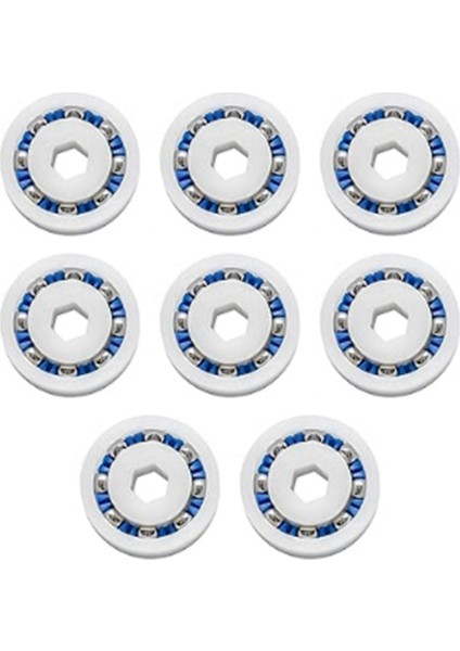 8pcs Havuz Tedarik Kasabası Tekerlek Top Yatak Polaris Vac-Sweep 360 380 Havuz Temizleyici Tekerlek Plastik Top Yatak Parçaları (Yurt Dışından)