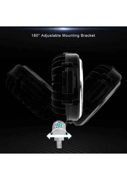 2x Yuvarlak LED Iş Işığı, 60W Taşkın Noktası Combo Işın LED Işık Gündüz Kamyon Suv Için Yol Sürüş Işıkları (Yurt Dışından) modelleri