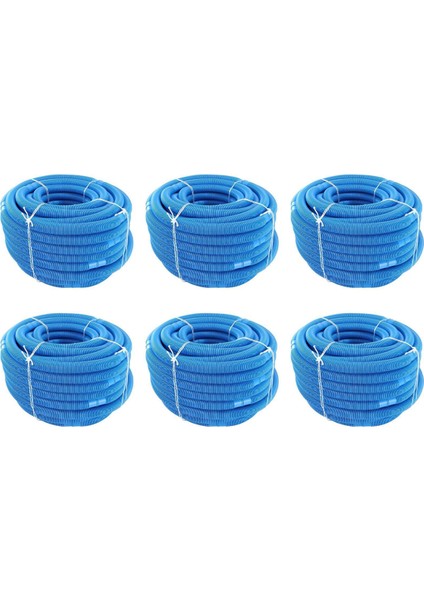 6pcs 6.3m Yüzme Havuzu Vakum Temizleyici Hortum Emme Yüzme Boru Yüzme Havuzu Temizleme Hortumu (Yurt Dışından) fiyatları