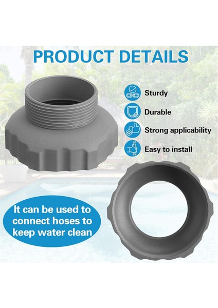 3 Pcs 11239 Intex Için Hortum Adaptörü, Havuz Vakum Hortum Adaptörü Havuz Skimmer Hortum Adaptörü Havuz Parçaları Çalışıyor (Yurt Dışından) modelleri