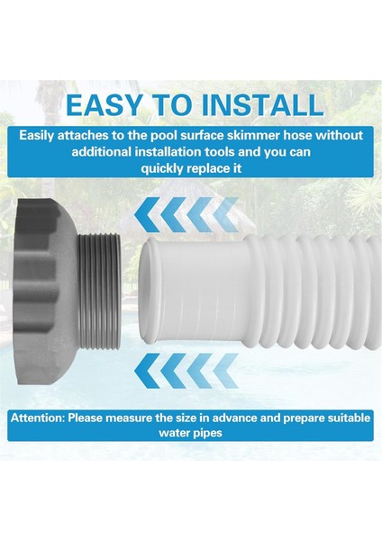 3 Pcs 11239 Intex Için Hortum Adaptörü, Havuz Vakum Hortum Adaptörü Havuz Skimmer Hortum Adaptörü Havuz Parçaları Çalışıyor (Yurt Dışından) fırsatları