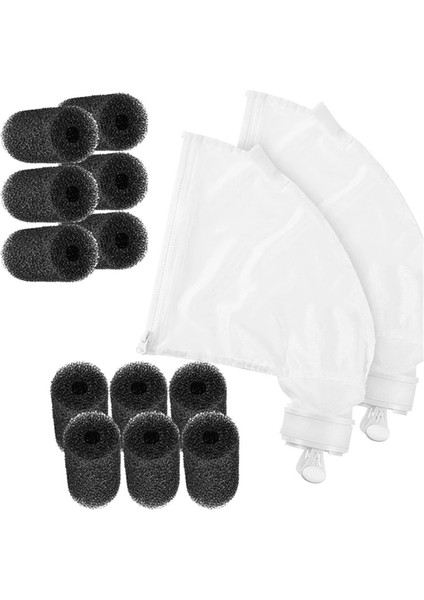 Havuz Temizleyici Parçaları 2 Için Polaris 280 480 Için Tüm Amaçlı Filtre Çantası, 6 Adet Kuyruk Yıkama Yedek Kiti (Yurt Dışından)