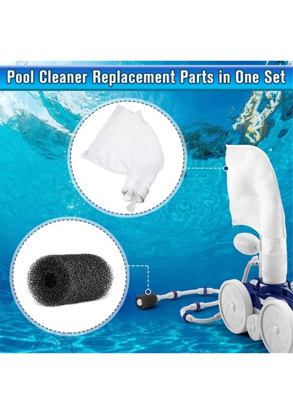 Havuz Temizleyici Parçaları 2 Için Polaris 280 480 Için Tüm Amaçlı Filtre Çantası, 6 Adet Kuyruk Yıkama Yedek Kiti (Yurt Dışından) fiyatları