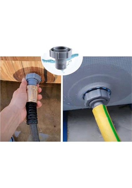 Havuz Tahliye Bağlantı Bağlantıları Bestway Coleman Için Uyumlar Havuz Tahliye Hortum Konnektörü P6D1420 1.5 Inç Havuz Borusu (Yurt Dışından) fırsatları
