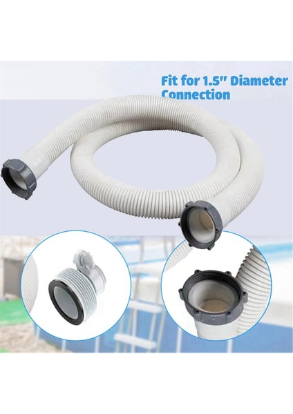 Hortum Adaptör Filtresi Pompası Hortum Teslimatları Için 2 Tip B Hortum Adaptörleri ile Yer Havuz Hortumları Set (Yurt Dışından) fırsatları