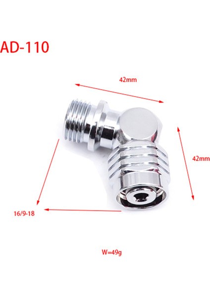 2. Aşamalı Tüplü Dalış Regülatör Konnektörü Dalış Aksesuarları Için 2x 110 Derece Döner Hortum Adaptörü (Yurt Dışından) indirimleri