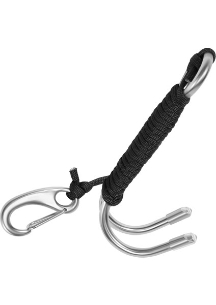 Dalış Tüp Dalış Tutun Dalış Tutun Çift Çift Paslanmaz Çelik Resif Drift Hook Hat ve Klips Kancası Sualtı Dalış Için Kanca, Siyah (Yurt Dışından) fiyatları