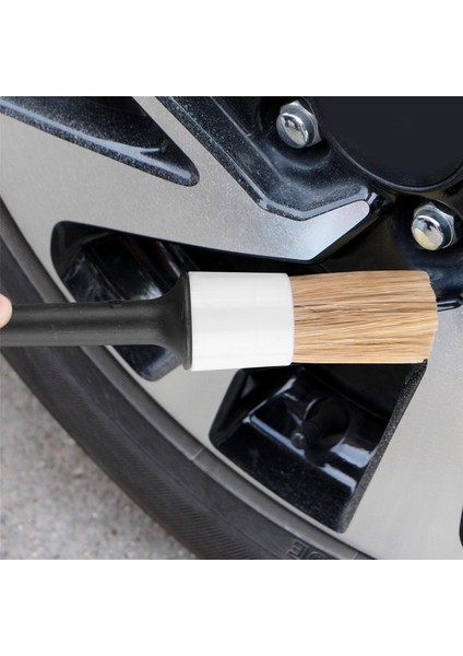 Doğal Domuz Saçı Detay Fırçası (10 Set), Motorlar Için Premium Ayrıntı Fırçaları, Tekerlekler, Iç, Deri, Trim, Amblemler (Yurt Dışından) fırsatları