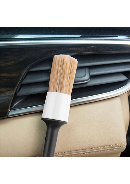 Doğal Domuz Saçı Detay Fırçası (10 Set), Motorlar Için Premium Ayrıntı Fırçaları, Tekerlekler, Iç, Deri, Trim, Amblemler (Yurt Dışından) indirimleri