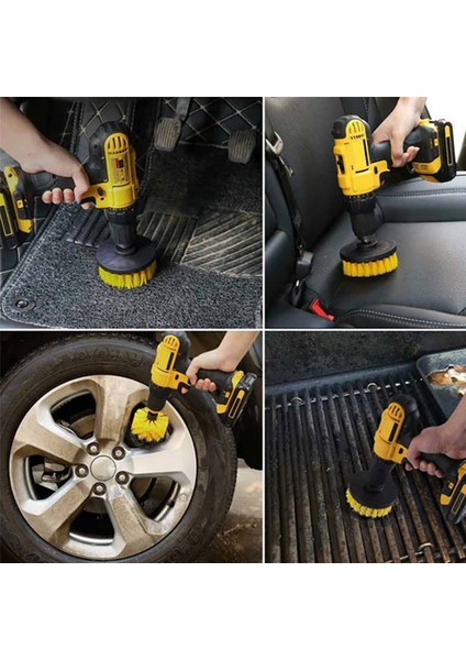 2x Matkap Fırçası Temizleyici Ovma Fırçaları Banyo Yüzeyi Grout Karo Küvet Duş Mutfak Otomobil Bakım Temizleme Araçları (Yurt Dışından) indirimleri