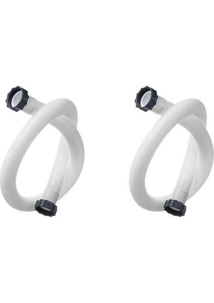 2pcs 1.5 Inç Çap 29060E Havuz Pompası Yedek Hortum Intex Filtre Pompaları Kum Pompası ve Tuzlu Su Sistemleri 59 Inç Uzunluğunda (Yurt Dışından)