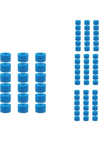 Intex Pure Spa Için 72PCS Yeniden Kullanılabilir Yıkanabilir Köpük Sıcak Küvet Kartuşu S1 Tipi (Yurt Dışından)