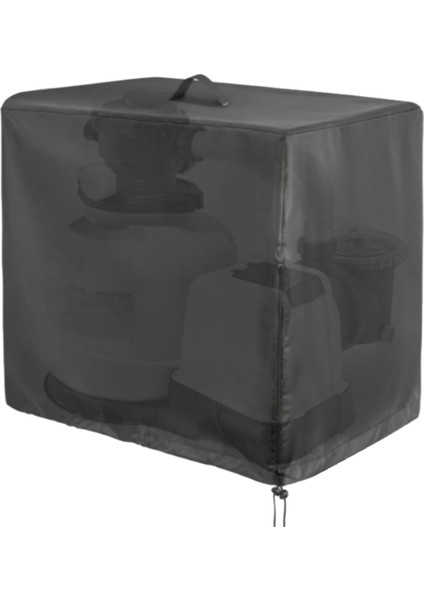 Yüzme Havuzu Pompası Kapak Su Geçirmez Oxford Bez Kapağı Yüzme Havuzu Aksesuarları Küçük (Yurt Dışından)