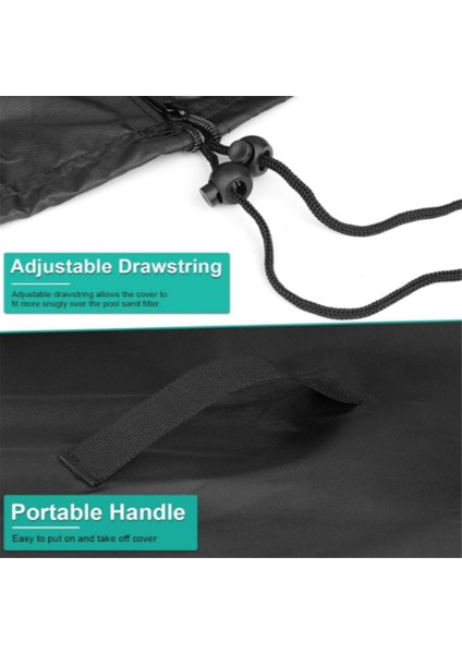 Yüzme Havuzu Pompası Kapak Su Geçirmez Oxford Bez Kapağı Yüzme Havuzu Aksesuarları Küçük (Yurt Dışından) fırsatları
