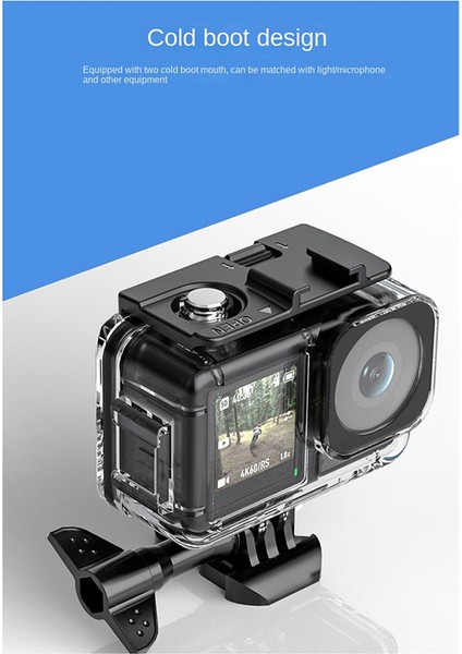 Eylem Için Uygun3 Su Geçirmez Gövde, 45M Dalış Çift Soğuk Ayakkabı Portu, Dolgu Işık Aksesuarları Için Uygun (Yurt Dışından) modelleri