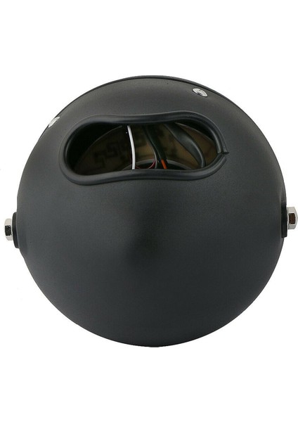 3x Motosiklet Cafe Racer Bobber 6.5 Inç LED Far Spiral Beyaz Yan Montaj Braketi (Yurt Dışından) fiyatları