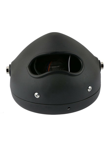 3x Motosiklet Cafe Racer Bobber 6.5 Inç LED Far Spiral Beyaz Yan Montaj Braketi (Yurt Dışından) modelleri