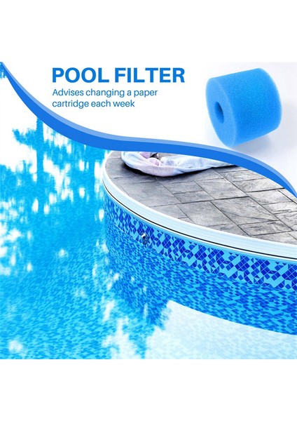25PCS Intex Pure Spa Için Yeniden Kullanılabilir Yıkanabilir Köpük Sıcak Küvet Filtre Kartuşu S1 Tip Yüzme Havuzu Filtre Sünger (Yurt Dışından) fırsatları