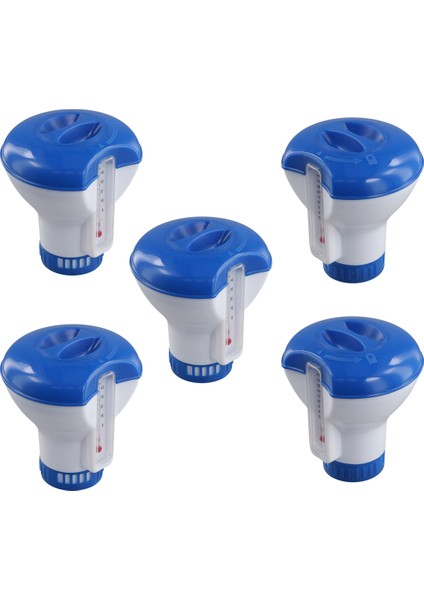 5pcs Yüzme Havuzu Yüzen Klor Tablet Dağıtıcı Termometre Otomatik Hapları Kutusu Spa Havuz Aksesuarları (Yurt Dışından) modelleri
