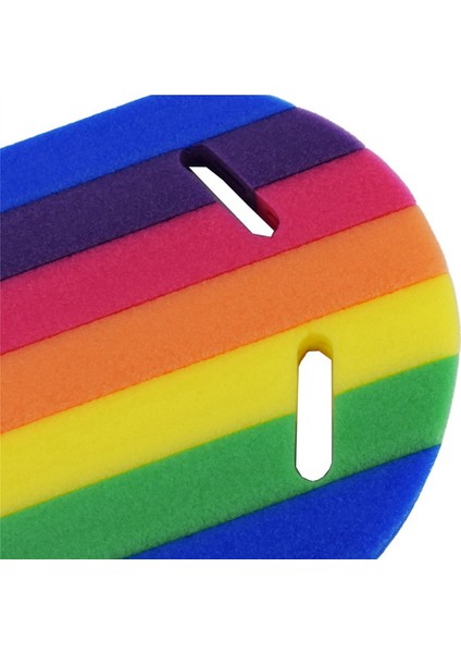 3x Çocuk Yetişkinler Gökkuşağı Yüzme Kickboar Foam Float Kick Board Havuzu Eğitim Yardımı Şamandıra El Köpük Tahta Aracı (Yurt Dışından)