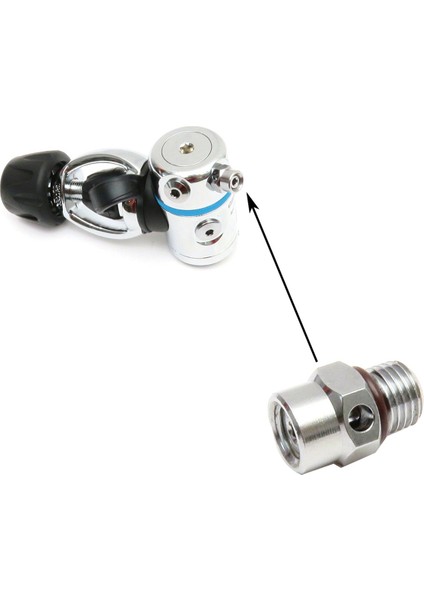 2x Teknik Tüplü Dalış Basınçlı Tahliye Valf Aksesuarları Üzerinde Birinci Aşamalı 180-200PSI (Yurt Dışından) fiyatları