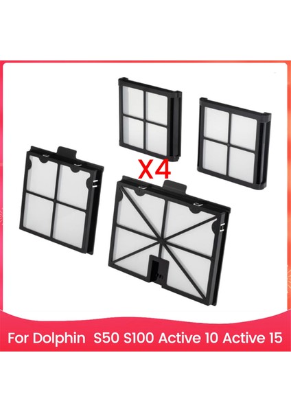 9991425-R4 Havuz Temizleyicileri Dolphin Premier S50, S100, Aktif 10 Aktif 15 Robotik Yedek Ultra Ince Filtre (Yurt Dışından)