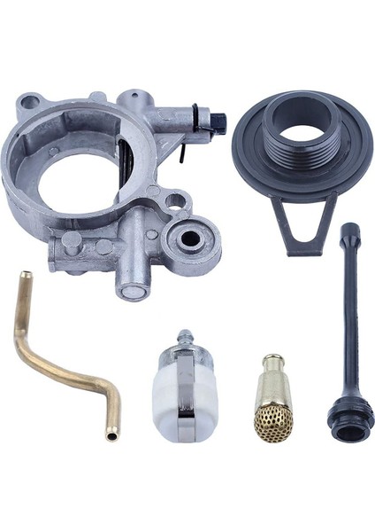 Husqvarna Için 2x Yağ Pompası Solucan Dişli Yağ Hortum Hortum Filtre Kiti 365 371 372 Xp 372XP 362 Montaj (Yurt Dışından) fırsatları