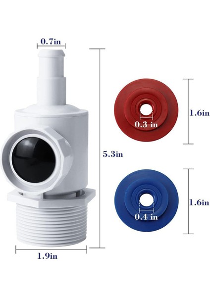 2x Havuz Temizleyici Evrensel Duvar Takma Uwf Konektör Montajı 9-100-9001 Zodyak Polaris Için 280 380 3900 Havuz Temizleyicileri (Yurt Dışından) indirimleri