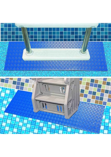 Yüzme Havuzu Merdiveni Mat Veya Kalın Havuz Adım Padü Koruyucu Havuz Merdiveni Pedi Mat Kaymaz Doku ile Kaydırma (Yurt Dışından) modelleri