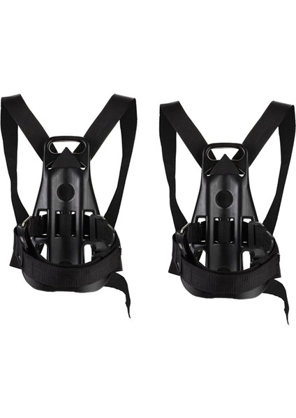 Tüp Dalış Hava Deposu Sırt Çantası Dalış Tek Oksijen Tank Tutucu Şnorkel 2 Adet (Yurt Dışından)