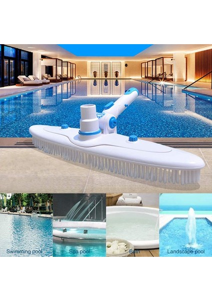 Yüzme Havuzu Duvar Zemin Fırçası Emme Vakum Kafa Temizleme Fırçaları Ayarlanabilir Alg Alg Yatakçı Temizleyici Aracı (Yurt Dışından) modelleri