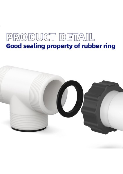 Havuz Hortumu T Ayrıştırıcı Pompası 1.5 Inç Havuz Hortumu Geneman ve Intex Zemin Yukarıda Havuz Hortum Konnektör Parçaları (Yurt Dışından) fiyatları