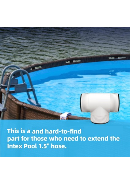 Havuz Hortumu T Ayrıştırıcı Pompası 1.5 Inç Havuz Hortumu Geneman ve Intex Zemin Yukarıda Havuz Hortum Konnektör Parçaları (Yurt Dışından) indirimleri