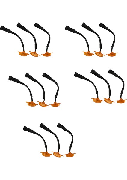 15PCS LED Izgara Koşu Lambaları, 2004-2014 ve 2014-UP Ford F150/F250 Raptor (Izgara Dahil Değildir) (Yurt Dışından)