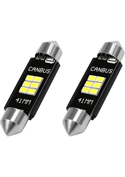 4x Son Derece Parlak 400 Lümen 3020 Yonga Seti Kanbus Hatasız LED Ampuller Iç Araba Işıkları Plaka Kubbesi 41MM (Yurt Dışından) fiyatları