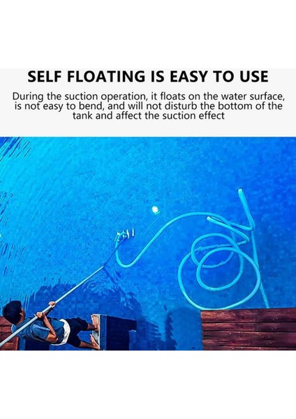 2pcs 6.3m Yüzme Havuzu Vakum Temizleyici Hortum Emme Yüzme Yedek Boru Havuzu Temizleyici Aracı (Yurt Dışından) fırsatları