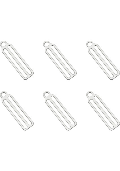 6x Scuba Dalış Teknolojisi Dalış Sidemount Bcd Sabitleme Toka Halat Tutucu 2 Inçlik Dokuma Dalış Aksesuarları (Yurt Dışından)