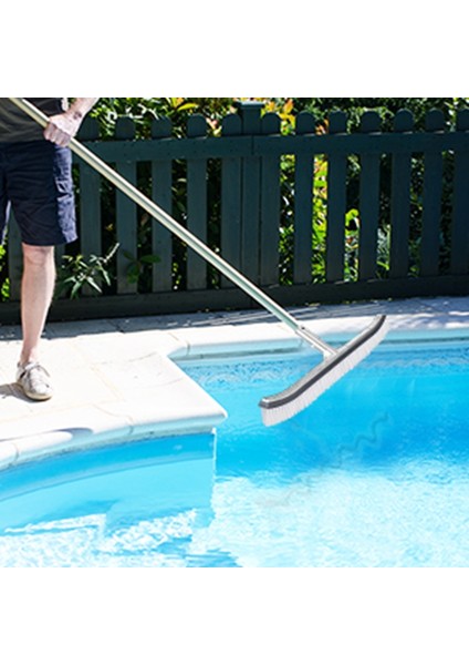 Yüzme Havuzu Fırça Kafası, 18 Inç Cilalı Alüminyum Fırça Kafası, Duvarları ve Fayansları Temizleme (Direkler Dahil Değil) (Yurt Dışından) fiyatları