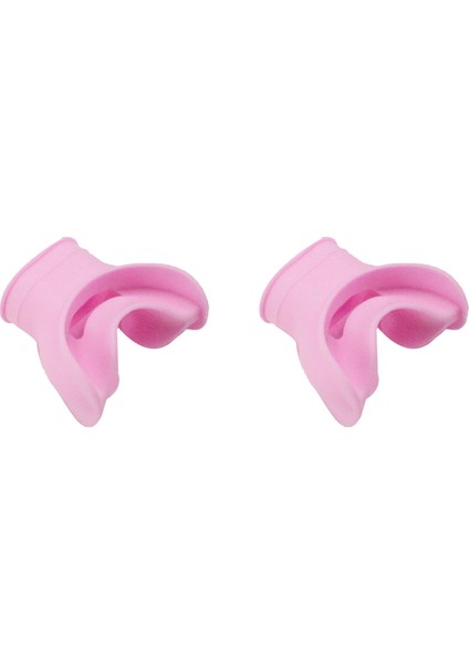2x Scuba Dalış Ikinci Aşama Silikon Ağızlıklar Şnorkel Regülatörü Renkli Sualtı Solunum Aksesuarları Pembe (Yurt Dışından)