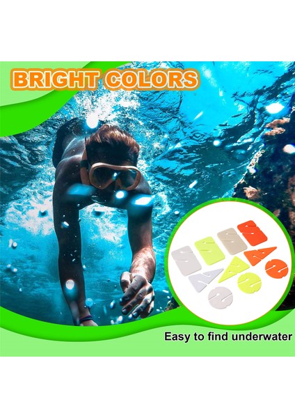 10PCS Mağara Batık Dalış Markeri Teknik Dalış Üçgen Çizgi Işaretleri Tüplü Dalış Işığı Için Kılavuz Halat Işık (Yurt Dışından) indirimleri