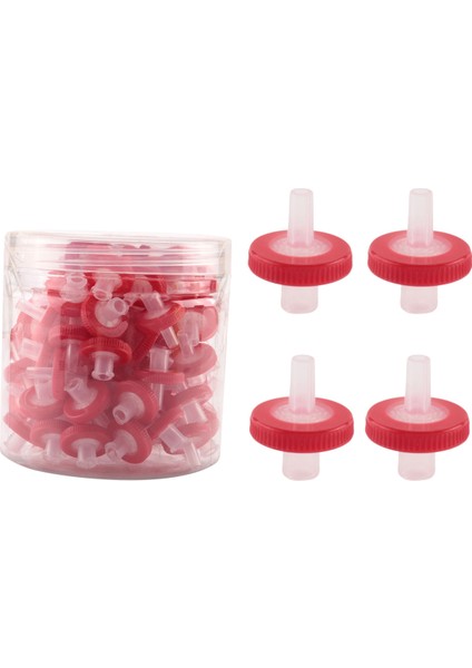 100 Paket Şırınga Filtresi Ptfe Hidrofobik 0.22UM Membran 13MM Gözenek Boyutu Filtrasyonu Steril Olmayan Şırınga Laboratuvar Filtreleri (Yurt Dışından)