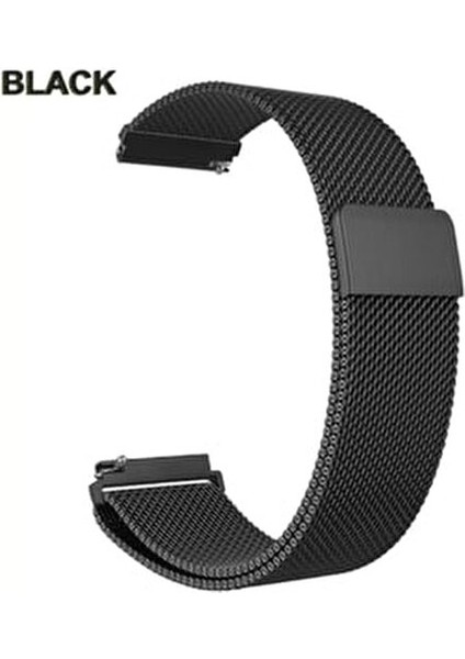 CoverCenter Samsung Galaxy Watch 4/5/5pro 40/42/44/46MM Uyumlu Metal Hasır Mıknatıslı Örgü 20MM Saat Kordonu modelleri
