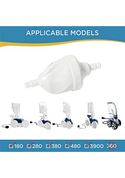 G52 Temizleme Valfı Ters Valf Yedek Değiştirme Valfi Polaris Için 180 280 380 480 Havuz Temizleyici Parçaları. (Yurt Dışından) fırsatları