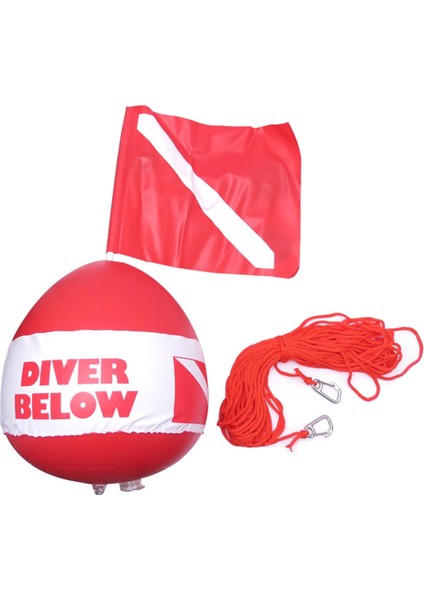 Dalış Şişme Sinyal Yüzer Şnorkel Tüplü Dalış Dalış Yüzey Işareti Şişme Dalış Bayrağı Işaret Sinyal Şamandıra (Yurt Dışından) modelleri