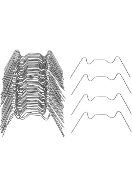 Sera Cam Klipsleri, Paslanmaz Çelik W Tipi Klipsler Sera Cam House Twin Hall Web 300PCS Için Yay Klipsleri (Yurt Dışından) fiyatları