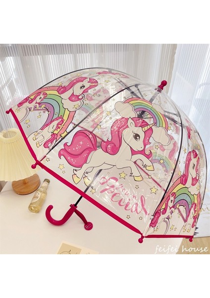 Çizgi Film Sevimli Çocuk Şemsiyesi (Yurt Dışından)