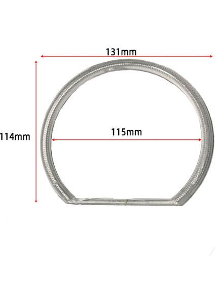 8pcs Beyaz Far Ccfl LED Melek Gözler Kiti Halo Halkası Drl Sinyal Işık Ccfl Far Lamba For-Bmw E36 E46 E39 E38 (Yurt Dışından) indirimleri