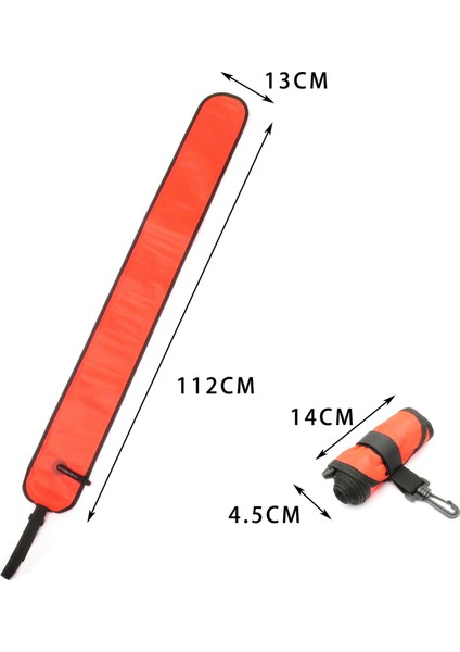 3 Pcs 110CM Tüplü Dalış Yüzey Işaretçisi Şamandıra Smb Sinyal Tüpü Sualtı Için Güvenlik Dişli Güvenlik Dişişi (Yurt Dışından) indirimleri